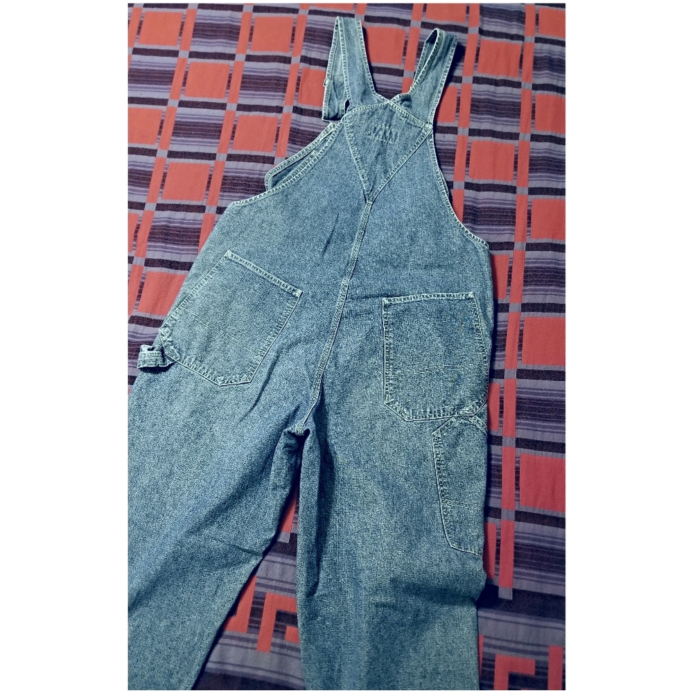 DOUBLE RL RALPH LAUREN RRL TRUE VINTAGE 1990's DENIM OVERALLS- SIZE 32" - Picture 11 of 11